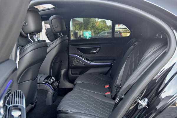 Mercedes-Benz S-Klasse 450 e AMG Line. Massage, 4W sturing, Nappaleder, Koeling, Pano, Softclose, HUD, 360, Burm, Distro+