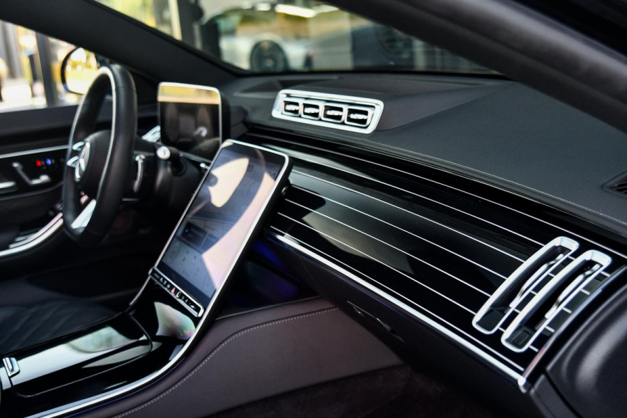 Mercedes-Benz S-Klasse 450 e AMG Line. Massage, 4W sturing, Nappaleder, Koeling, Pano, Softclose, HUD, 360, Burm, Distro+