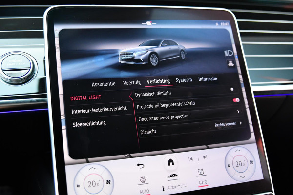 Mercedes-Benz S-Klasse 450 e AMG Line. Massage, 4W sturing, Nappaleder, Koeling, Pano, Softclose, HUD, 360, Burm, Distro+