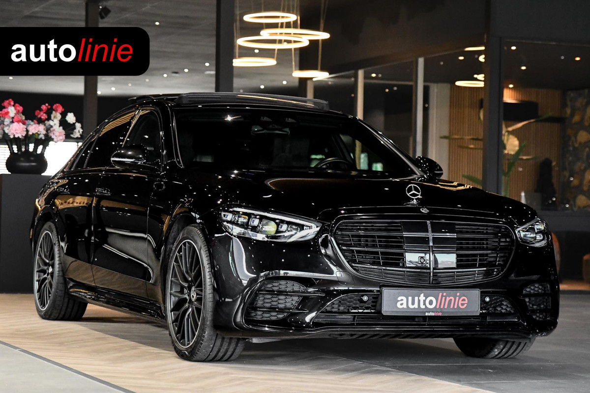 Mercedes-Benz S-Klasse 450 e AMG Line. Massage, 4W sturing, Nappaleder, Koeling, Pano, Softclose, HUD, 360, Burm, Distro+