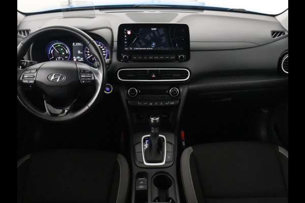 Hyundai Kona 1.6 GDI HEV Fashion | Head-Up | Trekhaak | Adaptive cruise | Camera | Carplay | Keyless | Dodehoek detectie | Climate control | Bluetooth