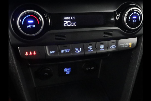 Hyundai Kona 1.6 GDI HEV Fashion | Head-Up | Trekhaak | Adaptive cruise | Camera | Carplay | Keyless | Dodehoek detectie | Climate control | Bluetooth