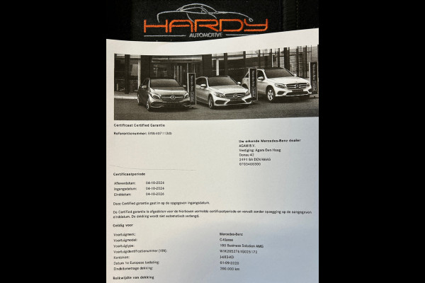 Mercedes-Benz C-Klasse Estate 180 AMG Business Solution NL-Auto