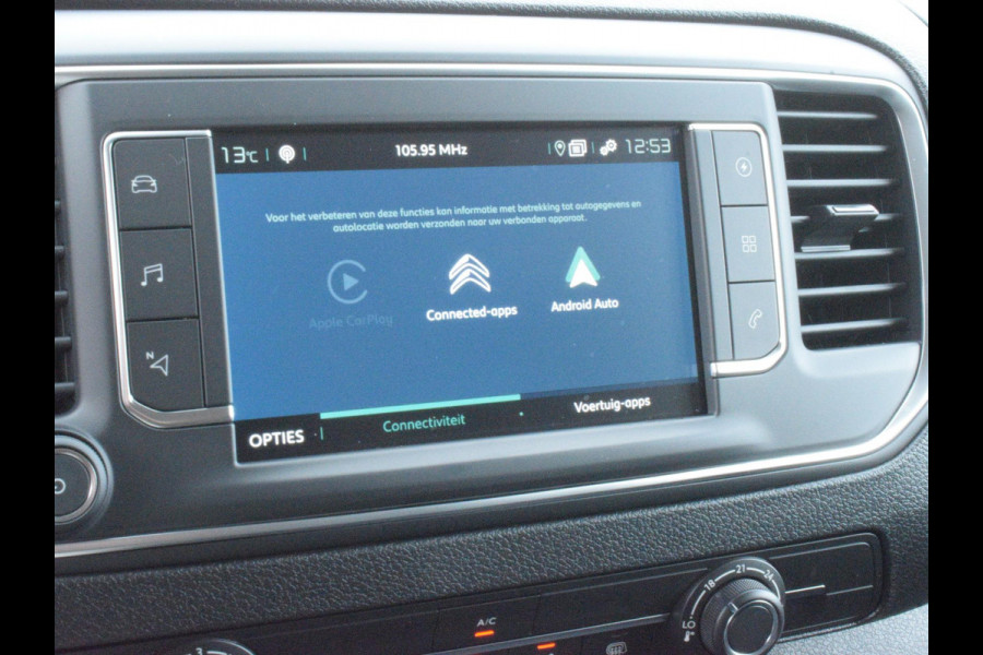 Citroën ë-Jumpy XL 75 kWh | tot 8 jaar garantte | Techno NAV pakket | camera | Comfort tussenschot | 3 zitplaatsen