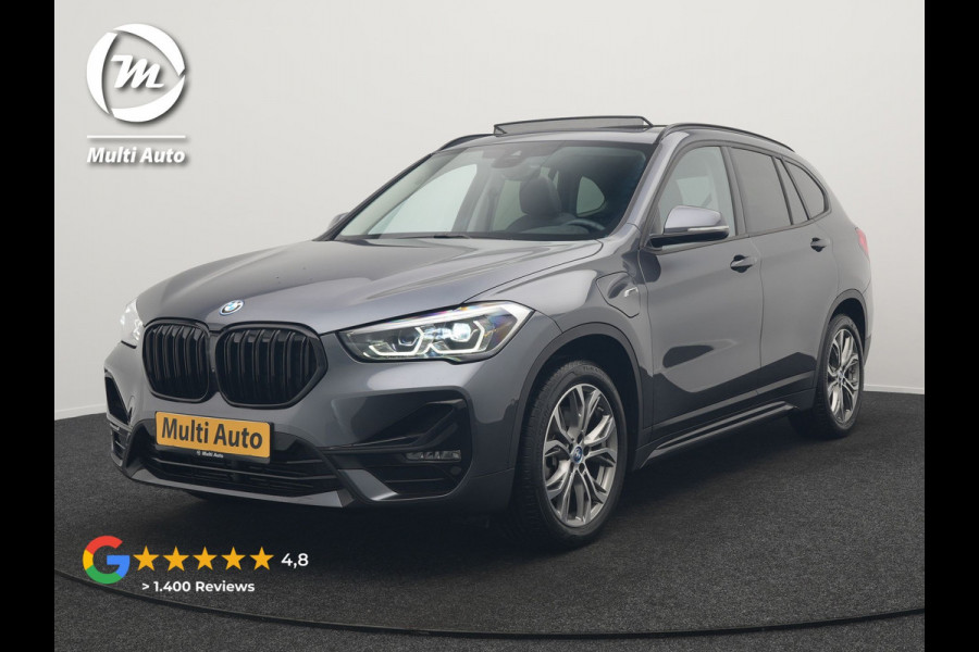 BMW X1 xDrive25e Sportline Plug In Hybrid 221pk Dealer O.H. PHEV | Trekhaak | Panodak | Adaptive Cruise | Camera | Lederen Sportstoelen Memory & Verwarmd | Sfeerverlichting | Navigatie | DAB |