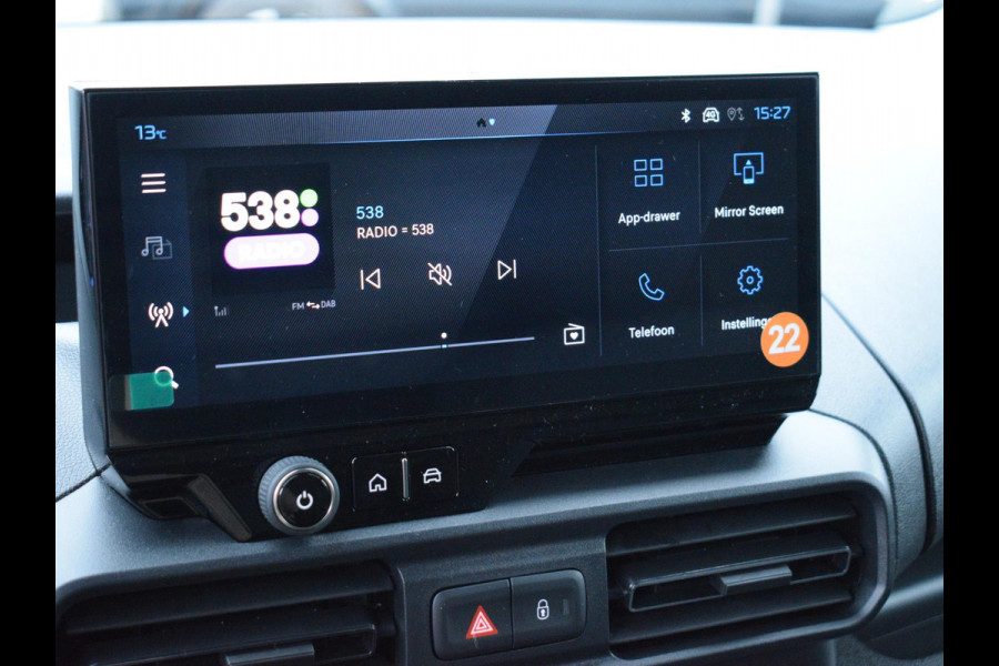 Peugeot e-Partner L2 50 kWh | tot 8 jaar garantie | rondom zicht camera's | navi incl. Apple Carplay | dodehoek detectie | parkeersensoren voor & achter | laadruimtebetimmering | rijklaarprijs