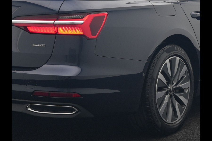 Audi A6 Avant 50 TFSI e quattro Advanced edition Plug In Hybrid 300pk Dealer O.H. PHEV | Adaptive Cruise | Lederen Sportstoelen Verwarmd | Stuur Verwarmd | Apple Carplay | Keyless | Virtual | Navigatie | DAB |