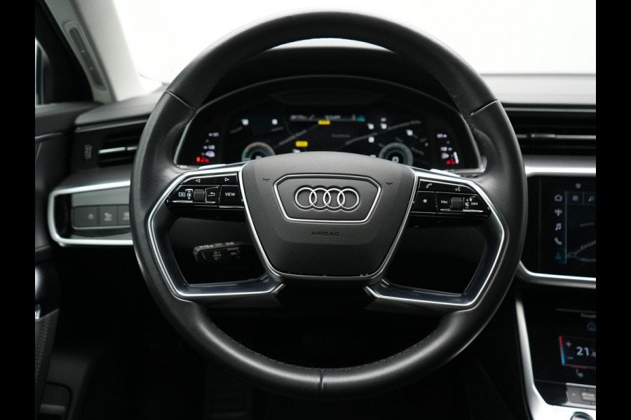 Audi A6 Avant 50 TFSI e quattro Advanced edition Plug In Hybrid 300pk Dealer O.H. PHEV | Adaptive Cruise | Lederen Sportstoelen Verwarmd | Stuur Verwarmd | Apple Carplay | Keyless | Virtual | Navigatie | DAB |