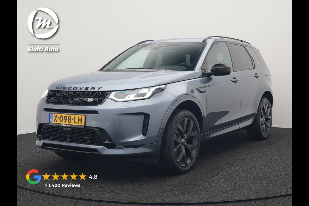 Land Rover Discovery Sport P300e R-Dynamic HSE Plug In Hybrid 309pk Dealer O.H. PHEV | Trekhaak Afn. |  Adaptive Cruise | Camera | Meridian Audio | Alcantara Sportstoelen Memory & Verwarmd | Stuur Verwarmd | Apple Carplay | Keyless | Blis | Navigatie | DAB |