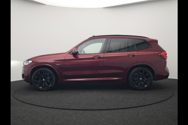 BMW X3 xDrive30e M Sport Plug In Hybrid 293pk Dealer O.H. PHEV | Trekhaak Af Fabriek | Panodak | Head Up | 360 Camera | Laser LED | 20"L.M | Lederen Sportstoelen Ventilatie &  Memory | Sfeerverlichting | Stoelen & Stuur Verwarmd | Aventurinrot III M