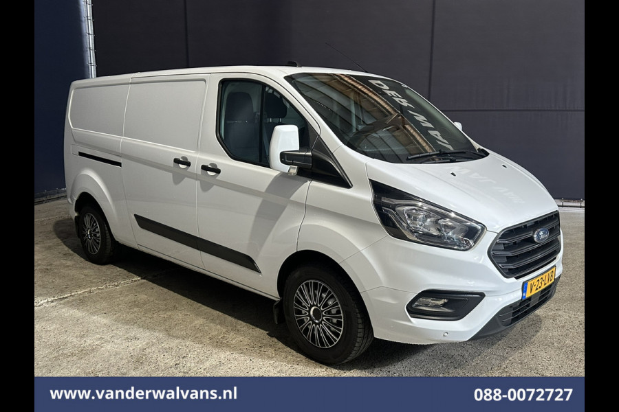 Ford Transit Custom 2.0 TDCI L2H1 Euro6 Airco | Navigatie | Apple Carplay | Cruisecontrol | Stoelverwarming LED, parkeersensoren, android auto, verwarmde voorruit, bijrijdersbank