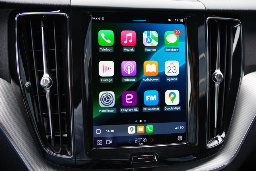 Volvo XC60 2.0 T6 Plug-in hybrid AWD 350 PK Plus Dark, Panoramadak, Luchtvering, Keyless, Memory, Carplay