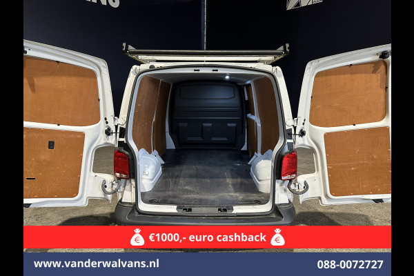 Volkswagen Transporter 2.0 TDI 150pk L2H1 Euro6 Airco | 2500kg Trekhaak | Apple Carplay | Android Auto | Imperiaal Parkeersensoren, Cruisecontrol