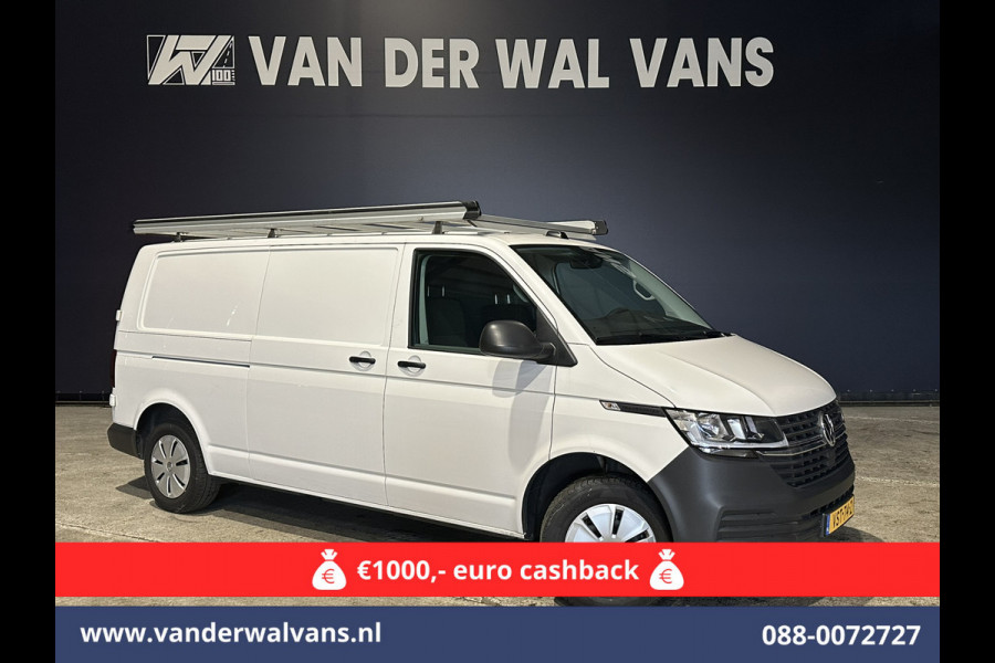 Volkswagen Transporter 2.0 TDI 150pk L2H1 Euro6 Airco | 2500kg Trekhaak | Apple Carplay | Android Auto | Imperiaal Parkeersensoren, Cruisecontrol