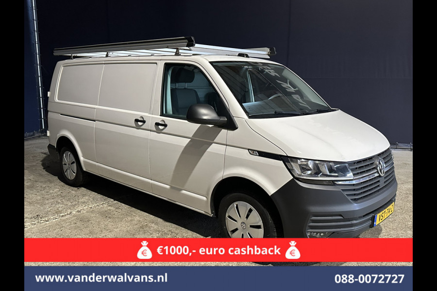 Volkswagen Transporter 2.0 TDI 150pk L2H1 Euro6 Airco | 2500kg Trekhaak | Apple Carplay | Android Auto | Imperiaal Parkeersensoren, Cruisecontrol