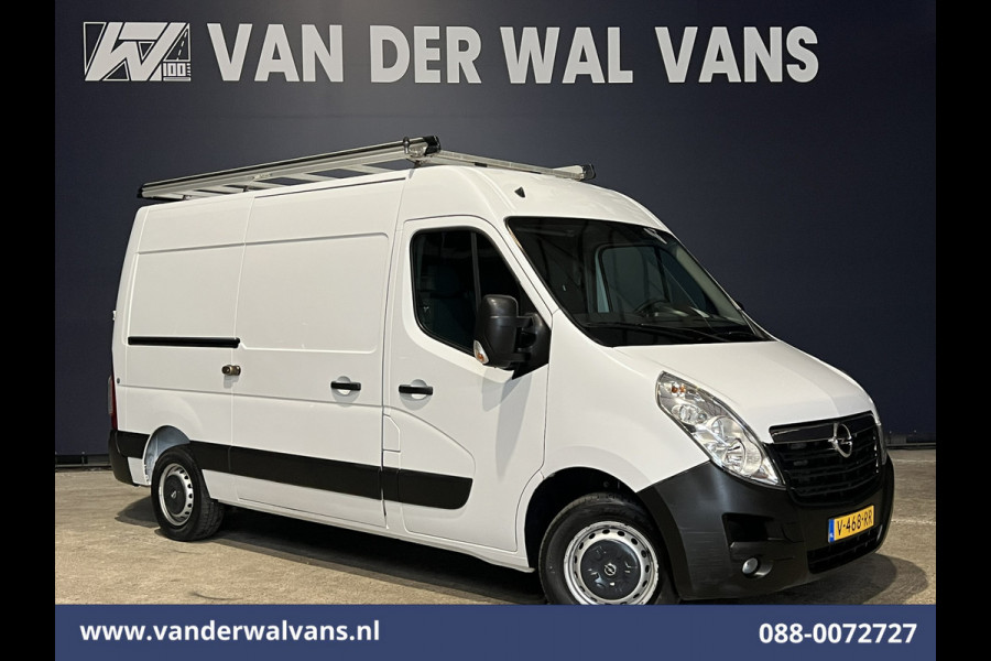 Opel Movano 2.3 CDTI 145pk L2H2 Euro6 Airco | Imperiaal | Trap | Camera | Navigatie | 2500kg Trekhaak Cruisecontrol, Parkeersensoren, Bijrijdersbank