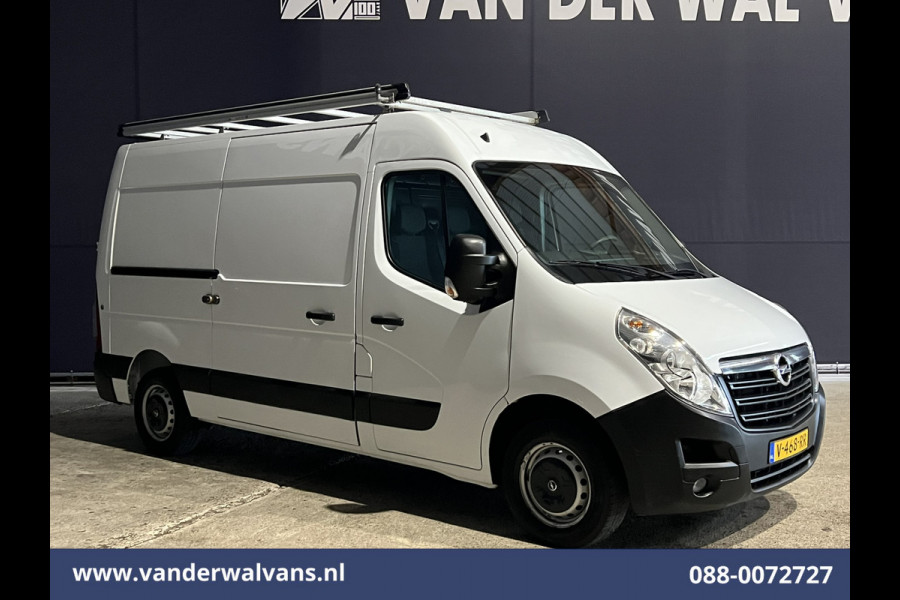 Opel Movano 2.3 CDTI 145pk L2H2 Euro6 Airco | Imperiaal | Trap | Camera | Navigatie | 2500kg Trekhaak Cruisecontrol, Parkeersensoren, Bijrijdersbank