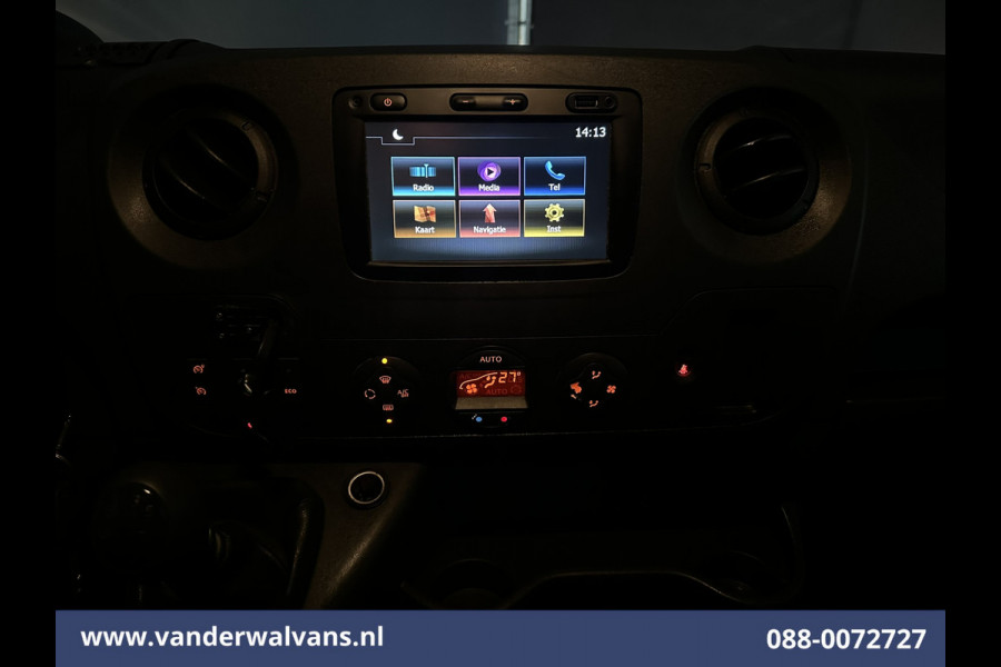 Opel Movano 2.3 CDTI 145pk L2H2 Euro6 Airco | Imperiaal | Trap | Camera | Navigatie | 2500kg Trekhaak Cruisecontrol, Parkeersensoren, Bijrijdersbank