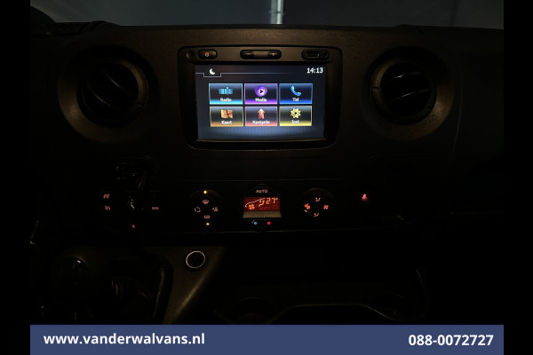 Opel Movano 2.3 CDTI 145pk L2H2 Euro6 Airco | Imperiaal | Trap | Camera | Navigatie | 2500kg Trekhaak Cruisecontrol, Parkeersensoren, Bijrijdersbank