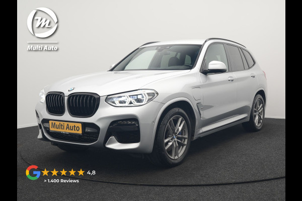 BMW X3 xDrive30e M Sport Plug In Hybrid 293pk Dealer O.H. PHEV | Trekhaak Af Fabriek | Head Up | Sportstoelen Verwarmd | Apple Carplay | Keyless | Blis | Sfeerverlichting | Virtual | Navigatie | DAB |