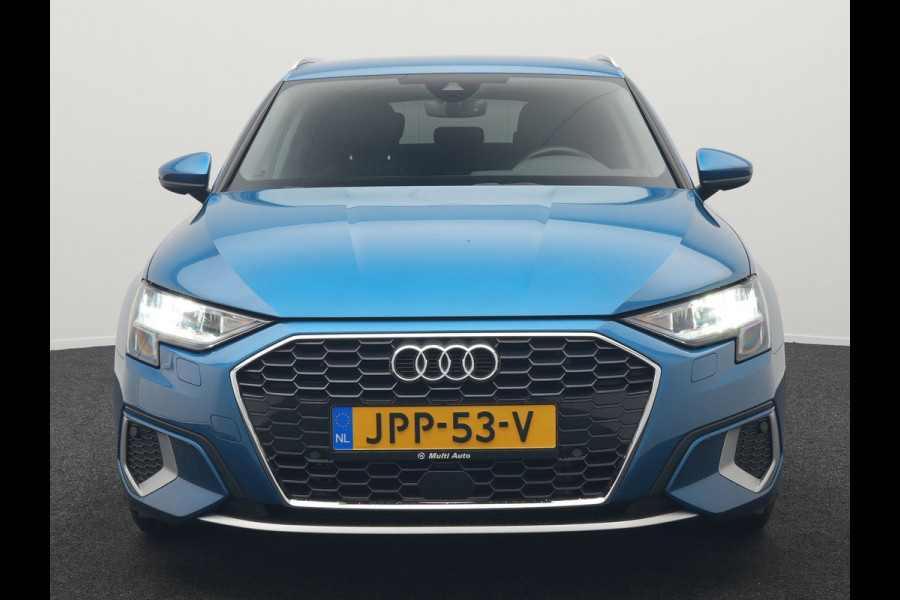 Audi A3 Sportback 40 TFSI e Advanced edition Plug In Hybrid 204pk Dealer O.H PHEV | Trekhaak Afn. | Keyless | Apple Carplay | Sportstoelen Verwarmd | Navigatie | Virtual | Cruise Control | Front & Lane Assist | DAB | 18"L.M |