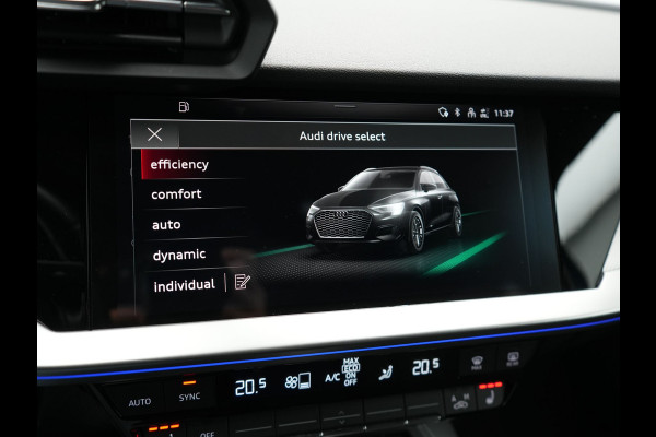 Audi A3 Sportback 40 TFSI e Advanced edition Plug In Hybrid 204pk Dealer O.H PHEV | Trekhaak Afn. | Keyless | Apple Carplay | Sportstoelen Verwarmd | Navigatie | Virtual | Cruise Control | Front & Lane Assist | DAB | 18"L.M |