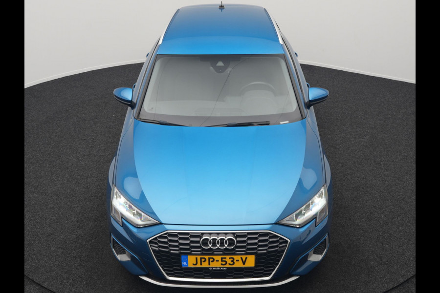 Audi A3 Sportback 40 TFSI e Advanced edition Plug In Hybrid 204pk Dealer O.H PHEV | Trekhaak Afn. | Keyless | Apple Carplay | Sportstoelen Verwarmd | Navigatie | Virtual | Cruise Control | Front & Lane Assist | DAB | 18"L.M |