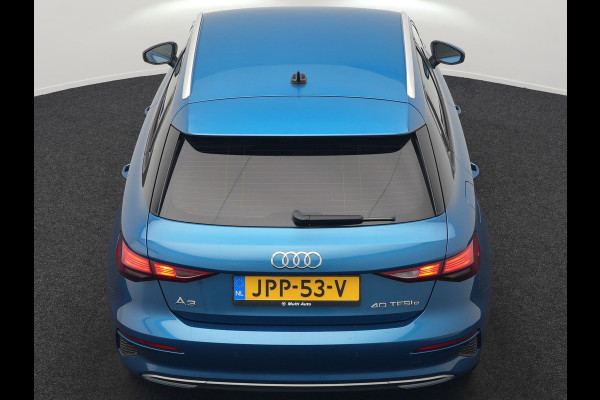 Audi A3 Sportback 40 TFSI e Advanced edition Plug In Hybrid 204pk Dealer O.H PHEV | Trekhaak Afn. | Keyless | Apple Carplay | Sportstoelen Verwarmd | Navigatie | Virtual | Cruise Control | Front & Lane Assist | DAB | 18"L.M |