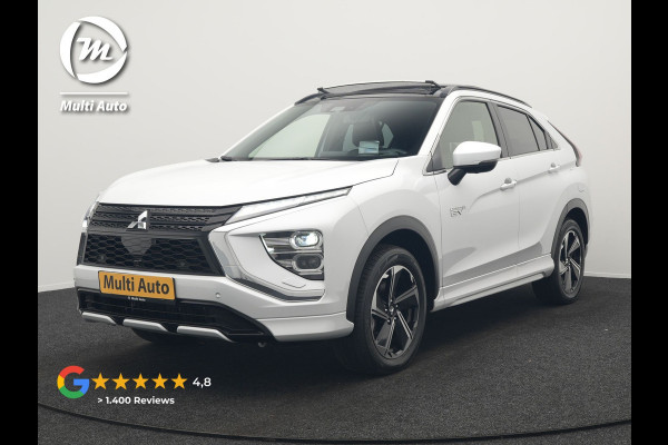 Mitsubishi Eclipse Cross 2.4 Instyle Plug In Hybrid 188pk Dealer O.H. PHEV | Trekhaak Afn. | Panodak | Head Up | Adaptive Cruise | 360 Camera | Lederen Sportstoelen Verwarmd | Apple Carplay | Keyless | Stuur Verwarmd | Blis | Navigat