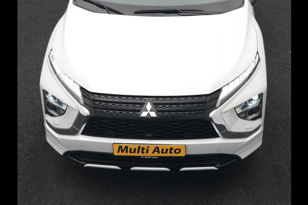 Mitsubishi Eclipse Cross 2.4 Instyle Plug In Hybrid 188pk Dealer O.H. PHEV | Trekhaak Afn. | Panodak | Head Up | Adaptive Cruise | 360 Camera | Lederen Sportstoelen Verwarmd | Apple Carplay | Keyless | Stuur Verwarmd | Blis | Navigat