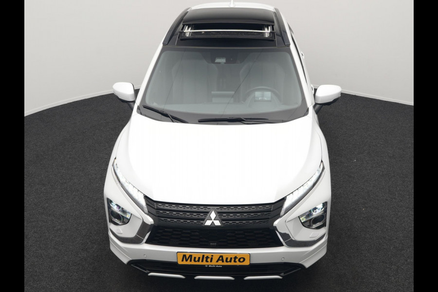 Mitsubishi Eclipse Cross 2.4 Instyle Plug In Hybrid 188pk Dealer O.H. PHEV | Trekhaak Afn. | Panodak | Head Up | Adaptive Cruise | 360 Camera | Lederen Sportstoelen Verwarmd | Apple Carplay | Keyless | Stuur Verwarmd | Blis | Navigat