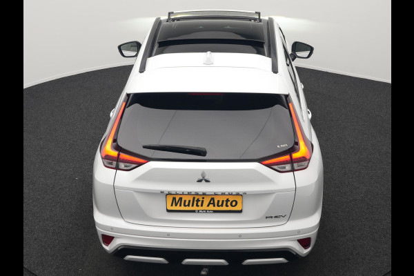Mitsubishi Eclipse Cross 2.4 Instyle Plug In Hybrid 188pk Dealer O.H. PHEV | Trekhaak Afn. | Panodak | Head Up | Adaptive Cruise | 360 Camera | Lederen Sportstoelen Verwarmd | Apple Carplay | Keyless | Stuur Verwarmd | Blis | Navigat