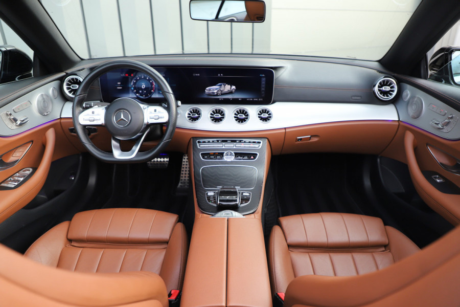 Mercedes-Benz E-Klasse Cabrio 200 AMG | 184PK | Burmester | Sfeerverlichting | Memory | Air-scarf | Widescreen | ILS | Acc | Leder | 2019.