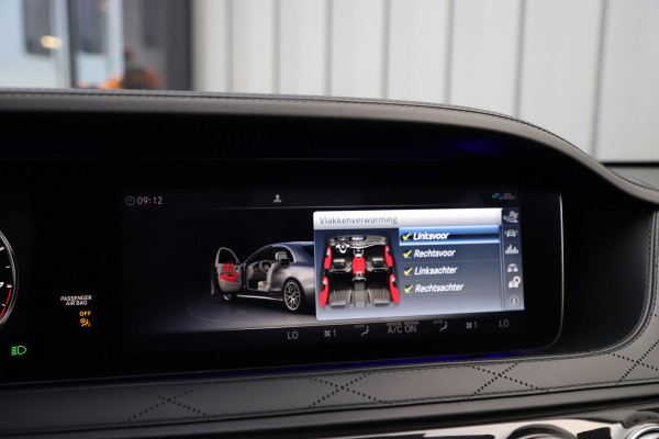 Mercedes-Benz S-Klasse 63 AMG 4-Matic+ Lang | 612PK | Massage | Head-up | Keyless-go | Burmester | Multibeam | Sfeerverlichting | Stoelkoeling | 2017.