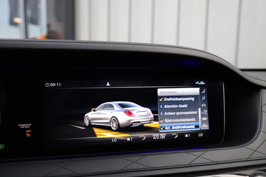Mercedes-Benz S-Klasse 63 AMG 4-Matic+ Lang | 612PK | Massage | Head-up | Keyless-go | Burmester | Multibeam | Sfeerverlichting | Stoelkoeling | 2017.