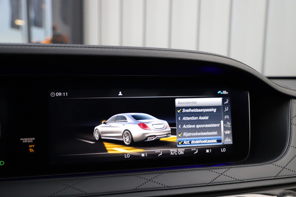 Mercedes-Benz S-Klasse 63 AMG 4-Matic+ Lang | 612PK | Massage | Head-up | Keyless-go | Burmester | Multibeam | Sfeerverlichting | Stoelkoeling | 2017.