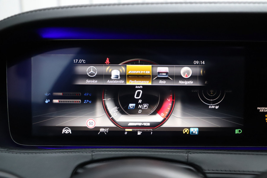 Mercedes-Benz S-Klasse 63 AMG 4-Matic+ Lang | 612PK | Massage | Head-up | Keyless-go | Burmester | Multibeam | Sfeerverlichting | Stoelkoeling | 2017.