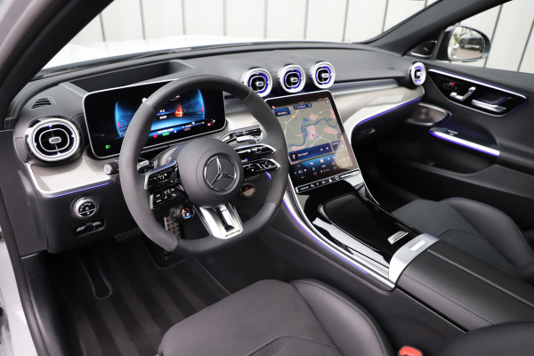 Mercedes-Benz C-Klasse AMG 63 S E Performance | 680PK | Achterasbesturing | Head-up | Pano | Sfeerverlichting | Schaalstoelen | Keyless-go | Burmester