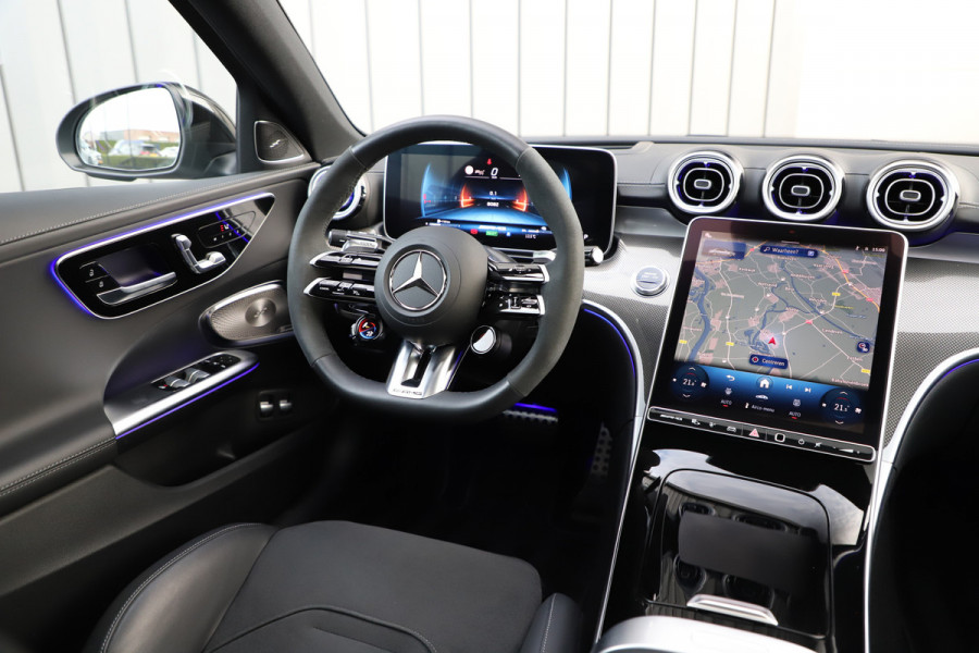 Mercedes-Benz C-Klasse AMG 63 S E Performance | 680PK | Achterasbesturing | Head-up | Pano | Sfeerverlichting | Schaalstoelen | Keyless-go | Burmester