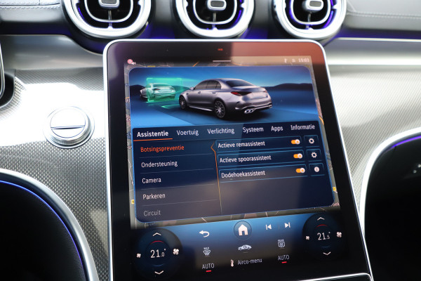 Mercedes-Benz C-Klasse AMG 63 S E Performance | 680PK | Achterasbesturing | Head-up | Pano | Sfeerverlichting | Schaalstoelen | Keyless-go | Burmester