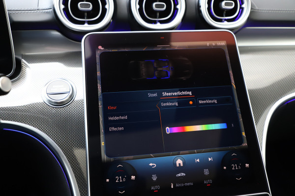 Mercedes-Benz C-Klasse AMG 63 S E Performance | 680PK | Achterasbesturing | Head-up | Pano | Sfeerverlichting | Schaalstoelen | Keyless-go | Burmester