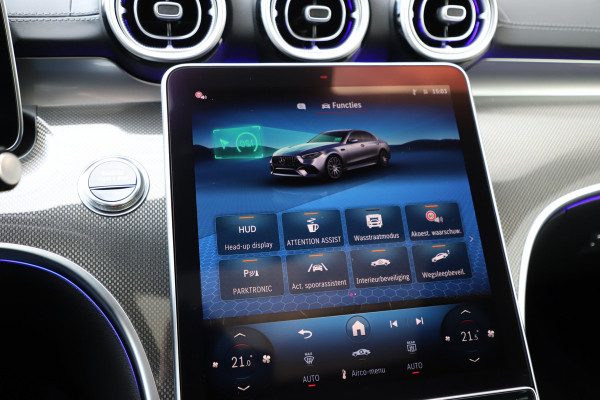 Mercedes-Benz C-Klasse AMG 63 S E Performance | 680PK | Achterasbesturing | Head-up | Pano | Sfeerverlichting | Schaalstoelen | Keyless-go | Burmester