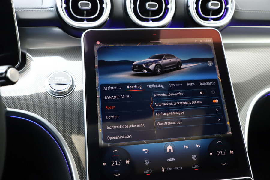 Mercedes-Benz C-Klasse AMG 63 S E Performance | 680PK | Achterasbesturing | Head-up | Pano | Sfeerverlichting | Schaalstoelen | Keyless-go | Burmester