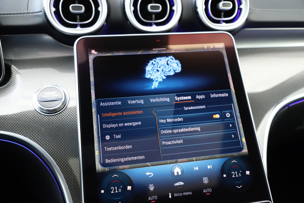 Mercedes-Benz C-Klasse AMG 63 S E Performance | 680PK | Achterasbesturing | Head-up | Pano | Sfeerverlichting | Schaalstoelen | Keyless-go | Burmester