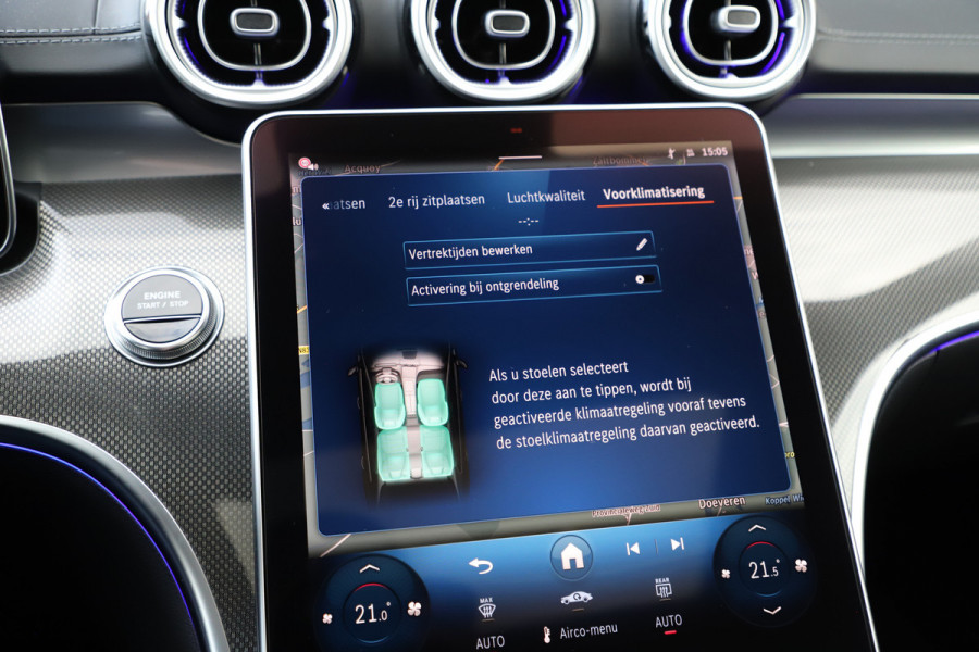 Mercedes-Benz C-Klasse AMG 63 S E Performance | 680PK | Achterasbesturing | Head-up | Pano | Sfeerverlichting | Schaalstoelen | Keyless-go | Burmester