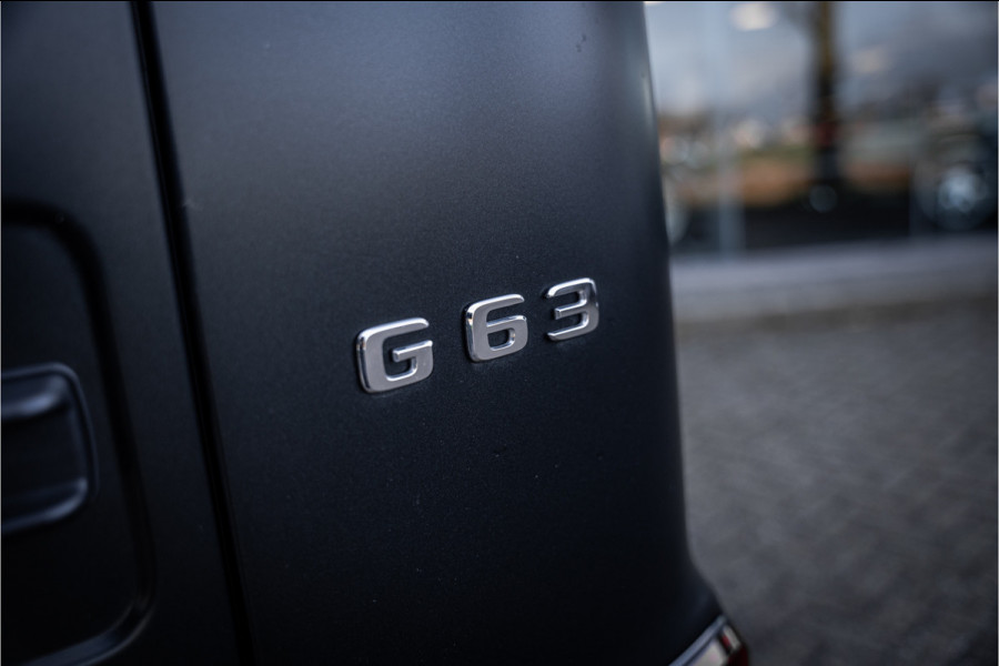 Mercedes-Benz G-Klasse 63 AMG 585pk ** Manufaktur ** Burmester ** 22inch ** Designo Nachtzwart Magno ** PPF ** NL-auto! Certified Premium garantie tot 02-2027!