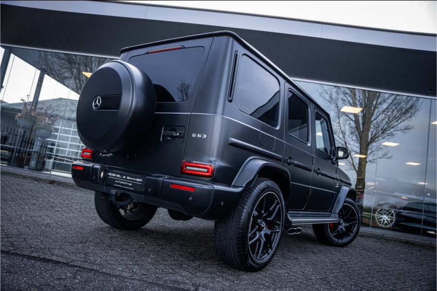 Mercedes-Benz G-Klasse 63 AMG 585pk ** Manufaktur ** Burmester ** 22inch ** Designo Nachtzwart Magno ** PPF ** NL-auto! Certified Premium garantie tot 02-2027!