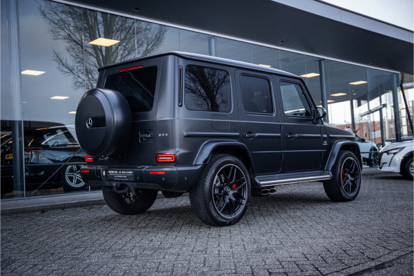 Mercedes-Benz G-Klasse 63 AMG 585pk ** Manufaktur ** Burmester ** 22inch ** Designo Nachtzwart Magno ** PPF ** NL-auto! Certified Premium garantie tot 02-2027!