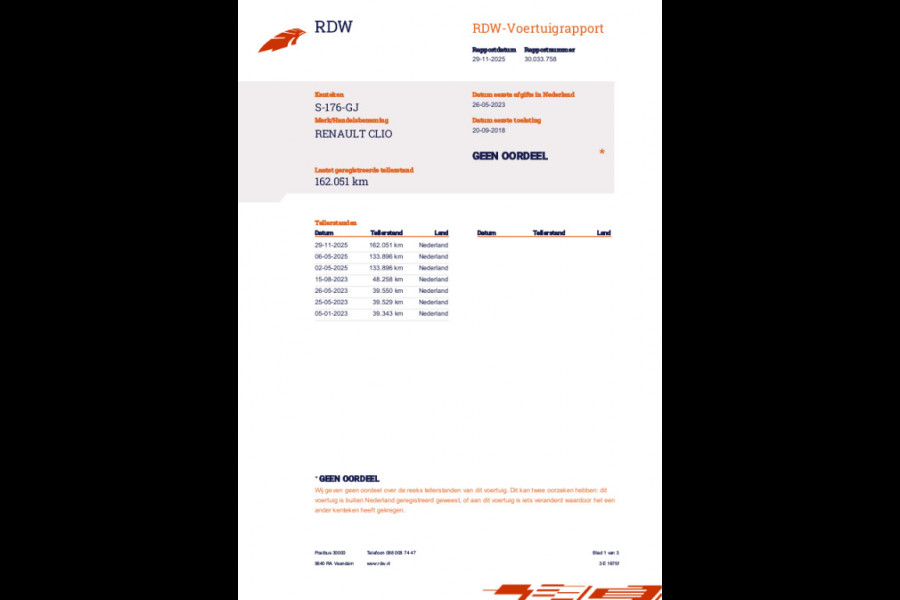 Renault Clio Estate 1.2 16V Life * Navigatie * Parkeersensoren * Cruise Control *