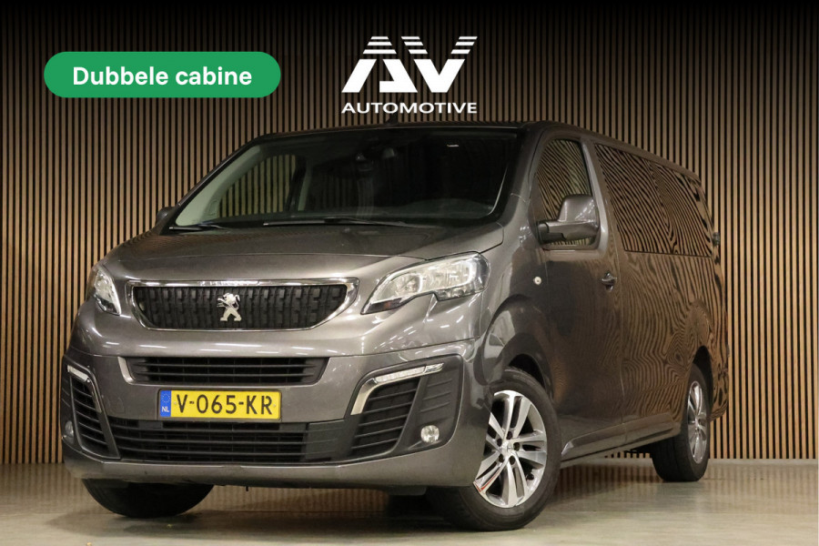Peugeot Expert 2.0 BlueHDI 180 DC Premium 177 PK | Dubbel Cabine | CarPlay | Climate control | Trekhaak | F1 Flippers | 5-Zitter | Automaat | Nieuwe APK | NAP Logisch | Euro 6